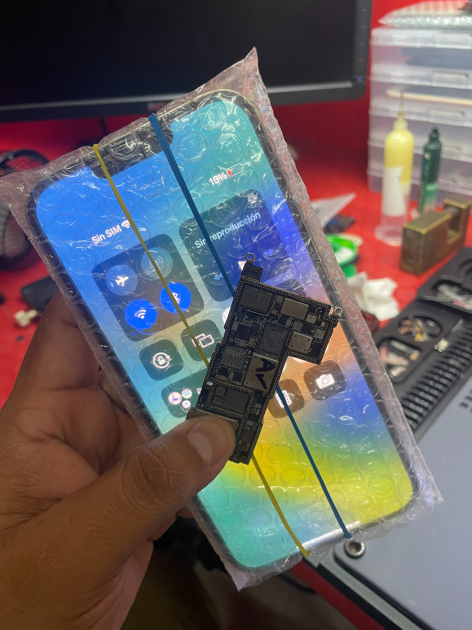 Trabajo de reparación REDMOVIL 5